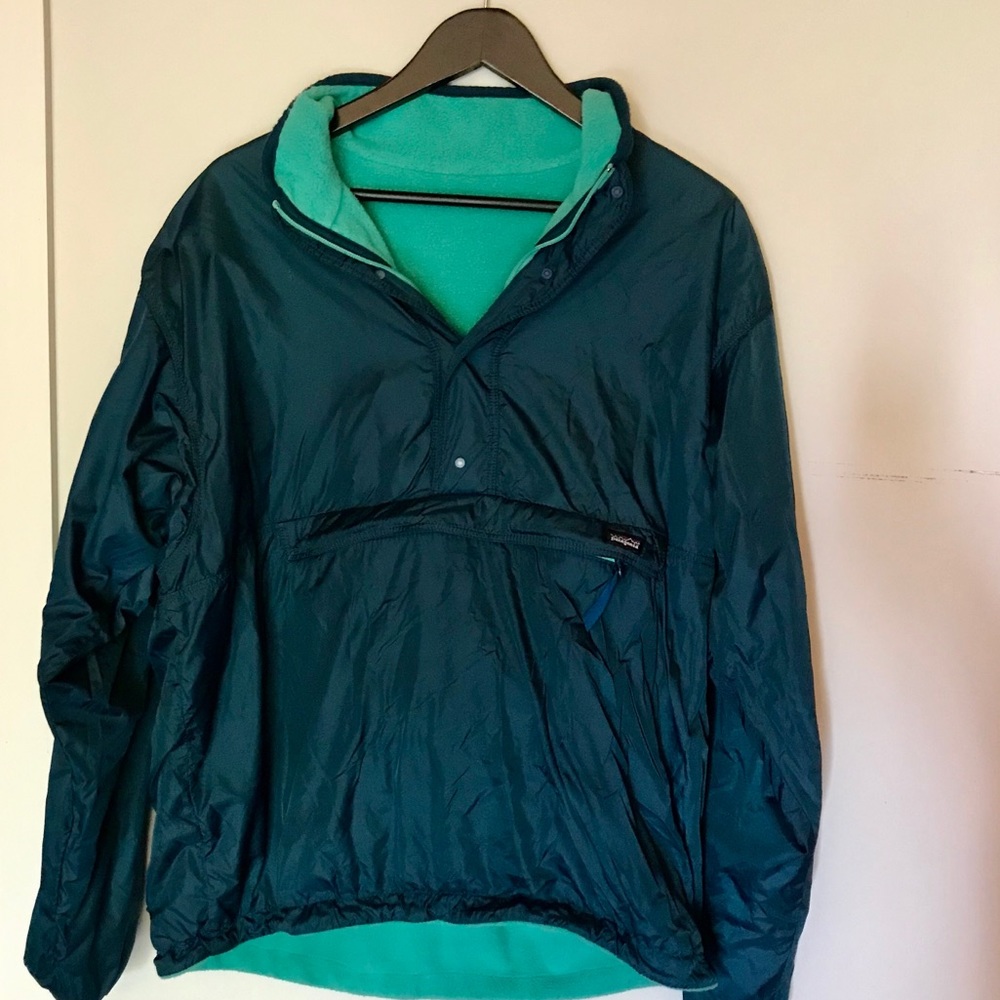 VTG Patagonia Reversible Fleece Jacket Windbreak